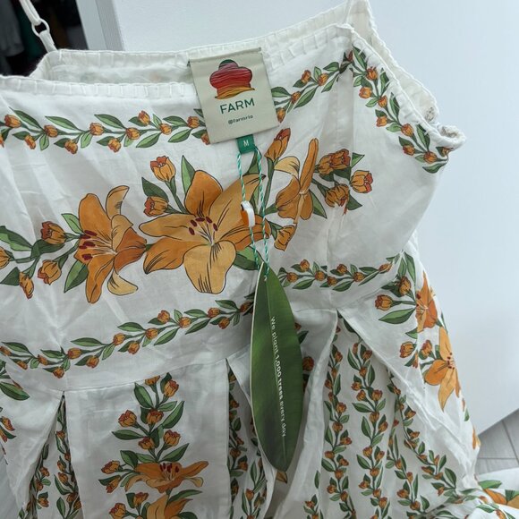 Farm Rio Off-White Tropical Lightness Sleeveless Maxi Dress - Picture 5 of 6